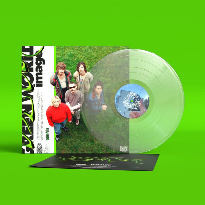Telehealth Green World Image Vinyl LP Indies Crystal Clear Colour 2026