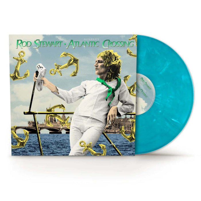 Rod Stewart Alternate Atlantic Crossing Vinyl LP Blue Marbled Colour RSD 2026