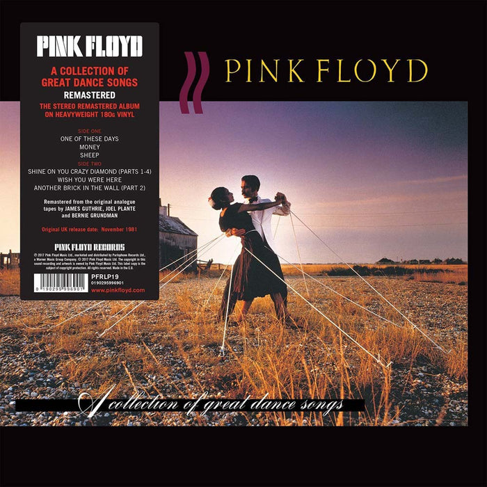 Pink Floyd A Collection of Great Dance Songs Vinyl LP 2017
