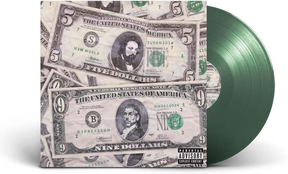 $Uicideboy$ New World Depression Vinyl LP Coke Bottle Green Colour 2024