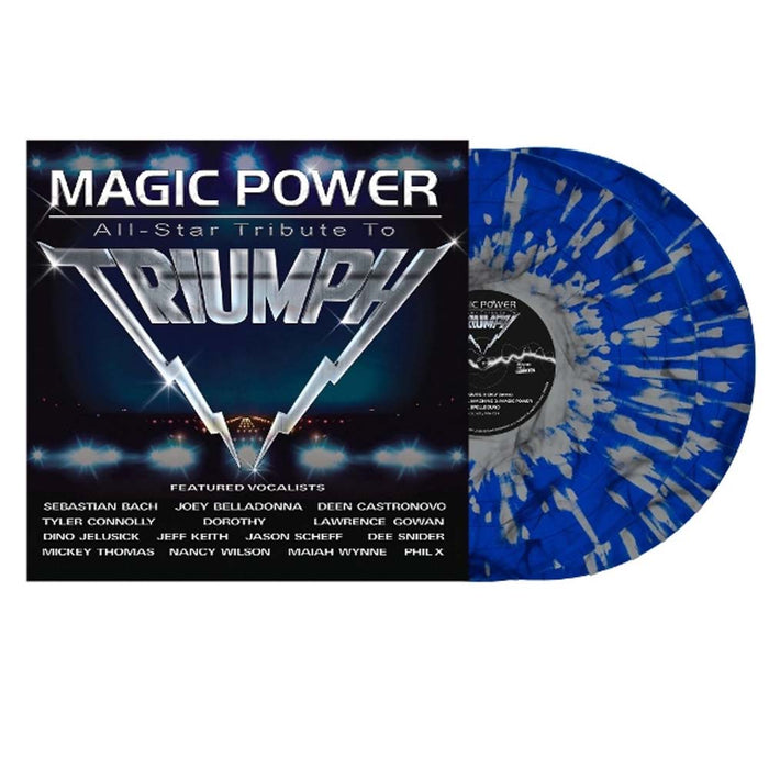Triumph Magic Power: All Star Tribute To Triumph Vinyl LP Indies Blue & White Splatter Colour 2025