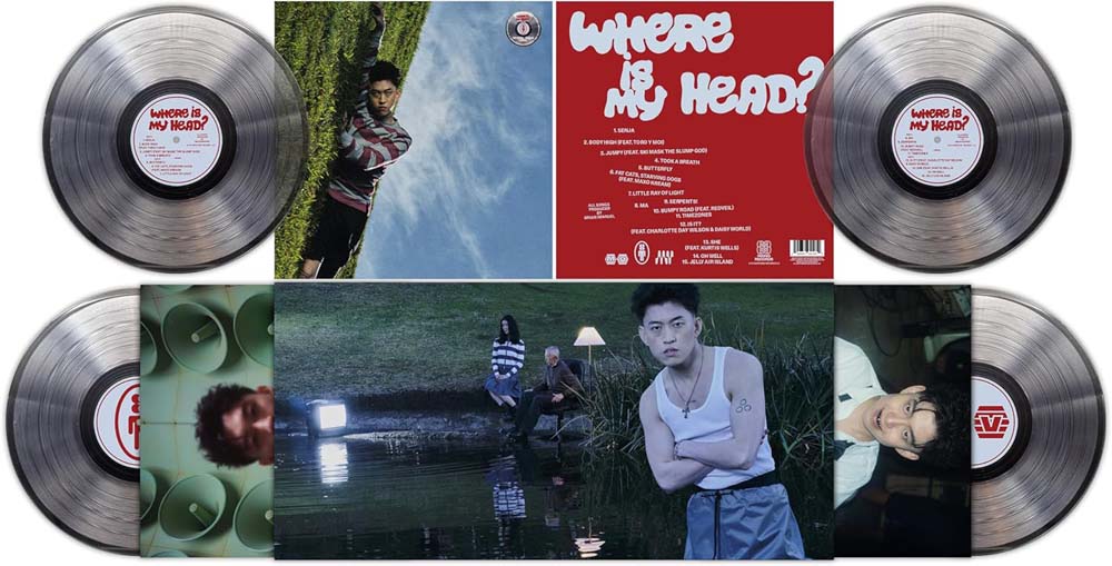 Rich Brian Where Is My Head? Vinyl  LP Crystal Clear Colour 2026