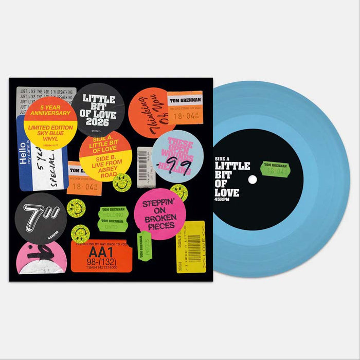 Tom Grennan Little Bit Of Love 7" Vinyl Single Sky Blue Colour RSD 2026