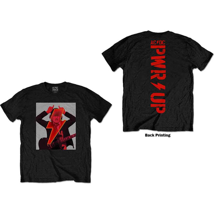 AC/DC Angus Finger Horns Black Medium T-Shirt