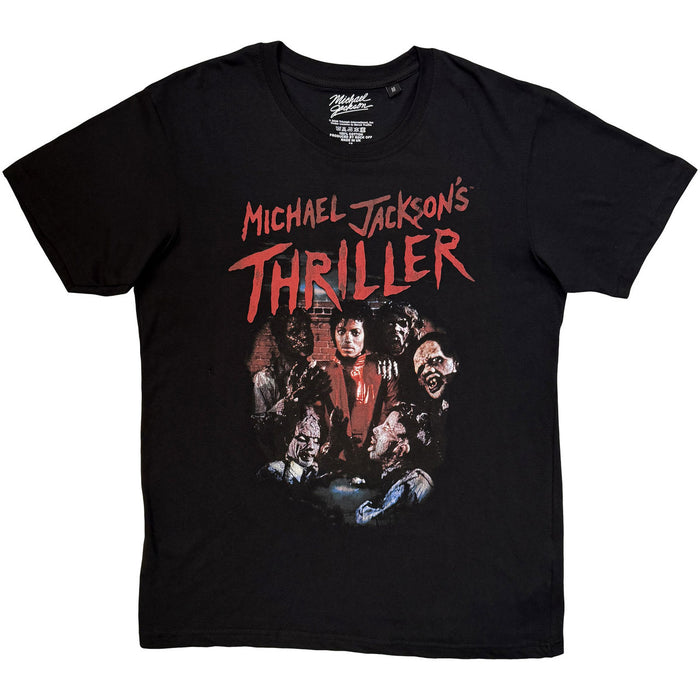Michael Jackson Thriller Zombies Black X-Large T-Shirt