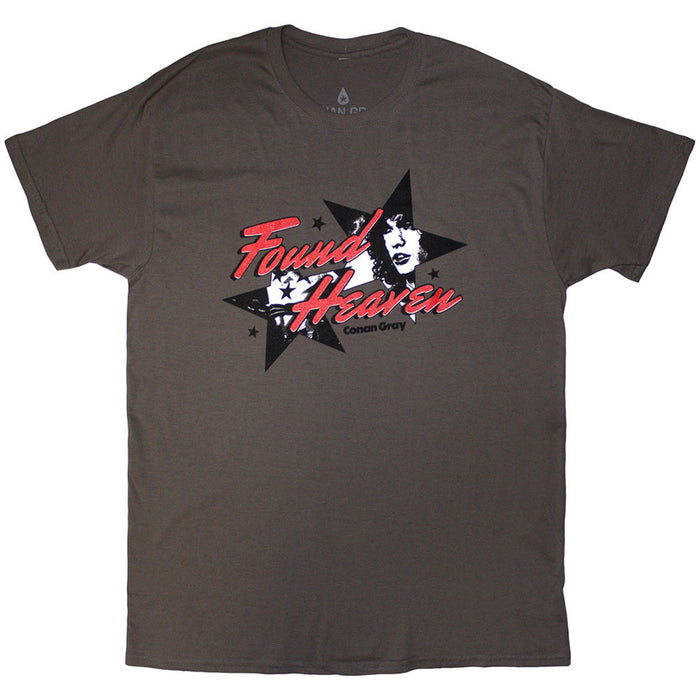 Conan Gray Found Heaven Grey Medium T-Shirt