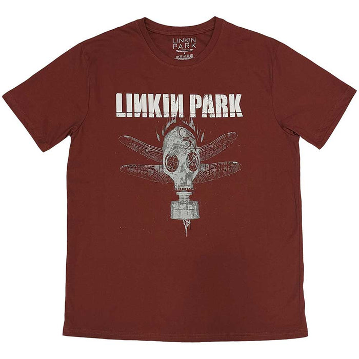 Linkin Park Gas Mask Red Medium T-Shirt