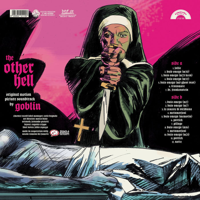 Goblin L'altro Inferno (The Other Hell) Vinyl LP Clear Fushia RSD 2025