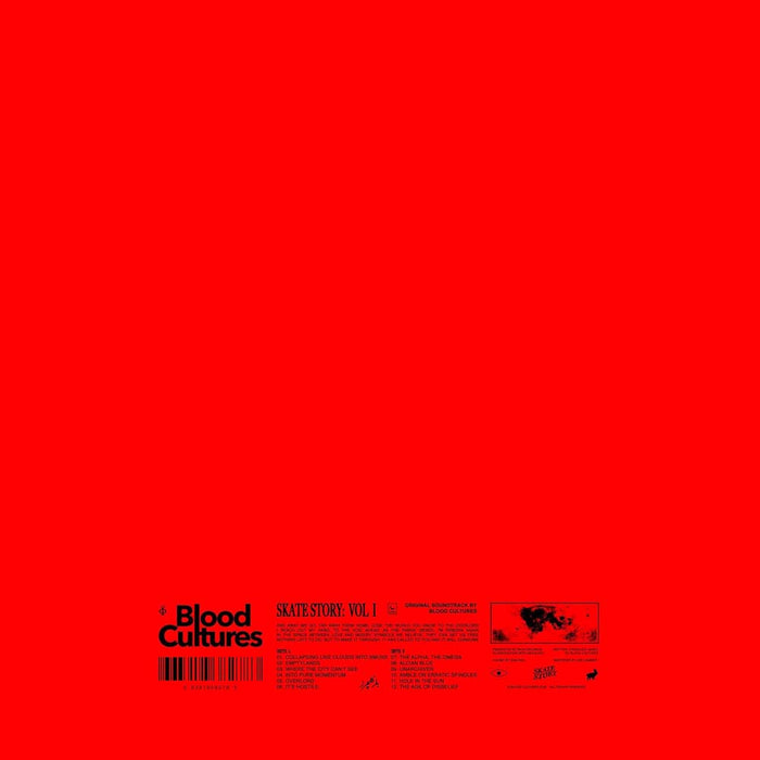 Blood Cultures Skate Story, Vol. 1 Vinyl LP Red Colour 2025