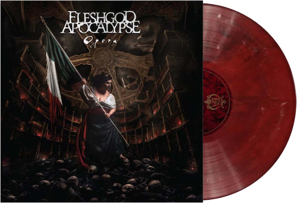 Fleshgod Apocalypse Opera Vinyl LP Red Marble Colour 2024