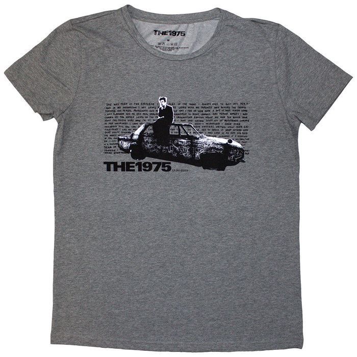 The 1975 Car Photo Grey Ladies Large T-Shirt