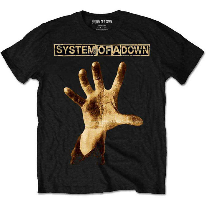 System Of A Down Hand Black Small T-Shirt