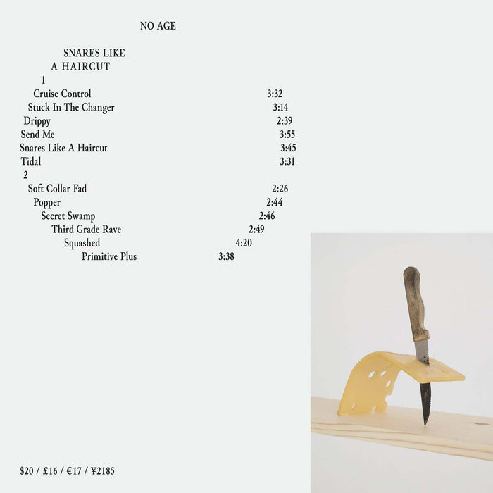 NO AGE Snares Like a Haircut Vinyl LP 2018