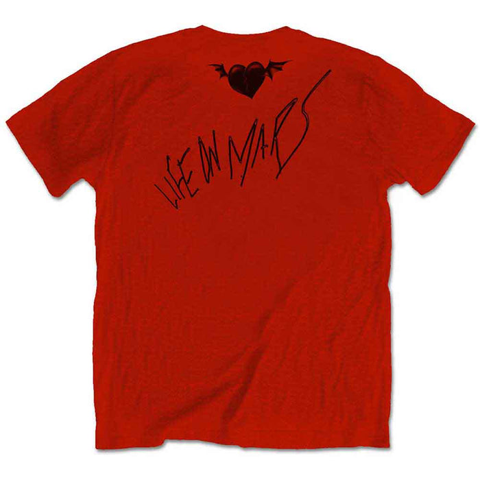 Yungblud Life on Mars Red X-Large T-Shirt