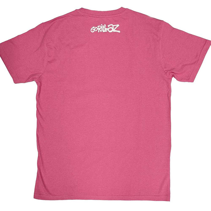 Gorillaz The Static Channel Pink Large T-Shirt