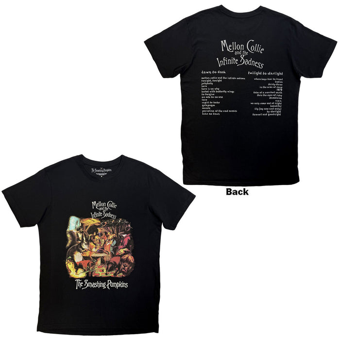 Smashing Pumpkins Mellon Collie Animals Black Small T-Shirt