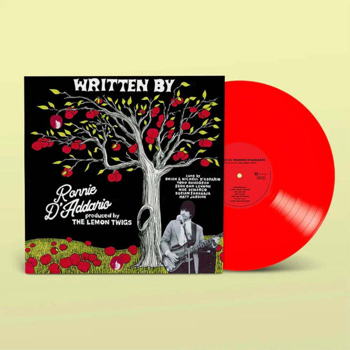 Ronnie D'Addario Written By Ronnie D'Addario  Vinyl LP Indies Opaque Red Colour 2025