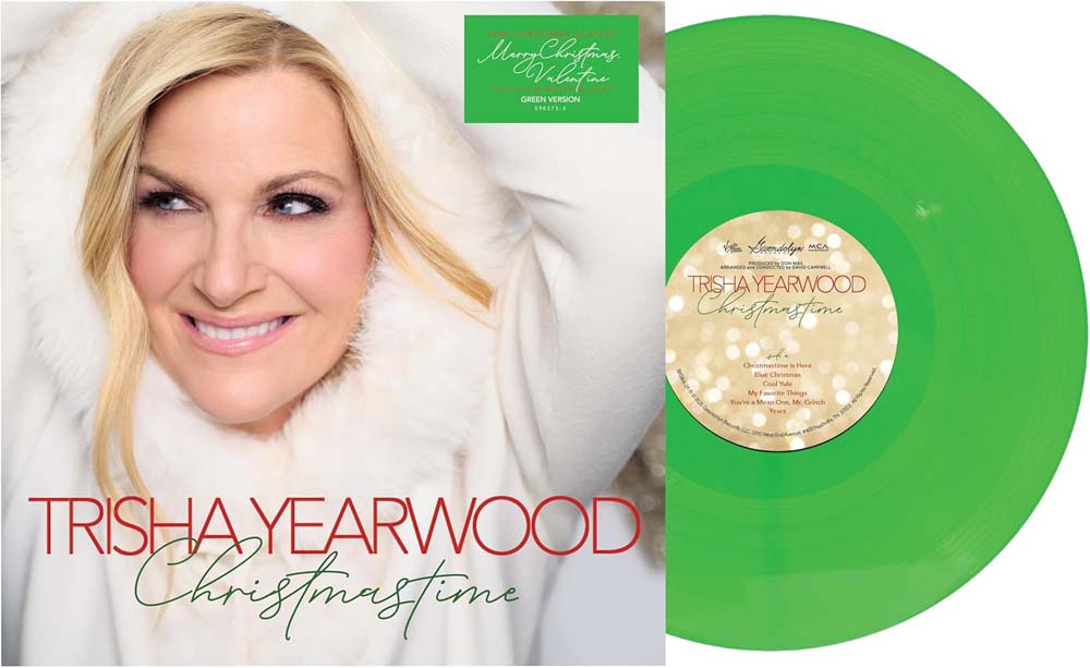Trisha Yearwood Christmastime Vinyl LP Green Colour 2025