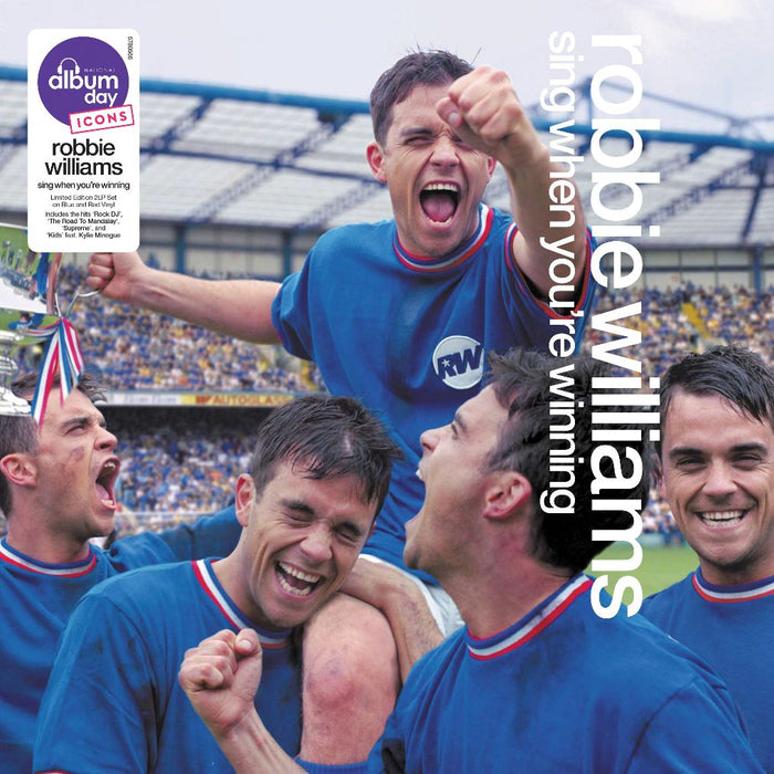 Robbie Williams Sing When You're Winning Vinyl LP Red & Blue Colour NAD 2026 Due Out 17/10/26
