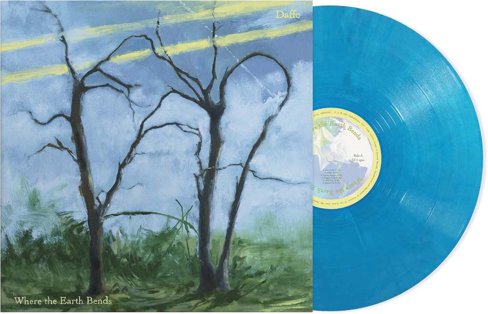 Daffo Where The Earth Bends Vinyl LP Blue Eco Mix Colour 2025