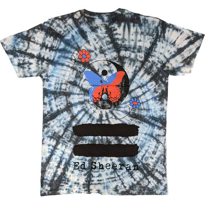 Ed Sheeran Yin & Yang Butterfly White X-Large T-Shirt