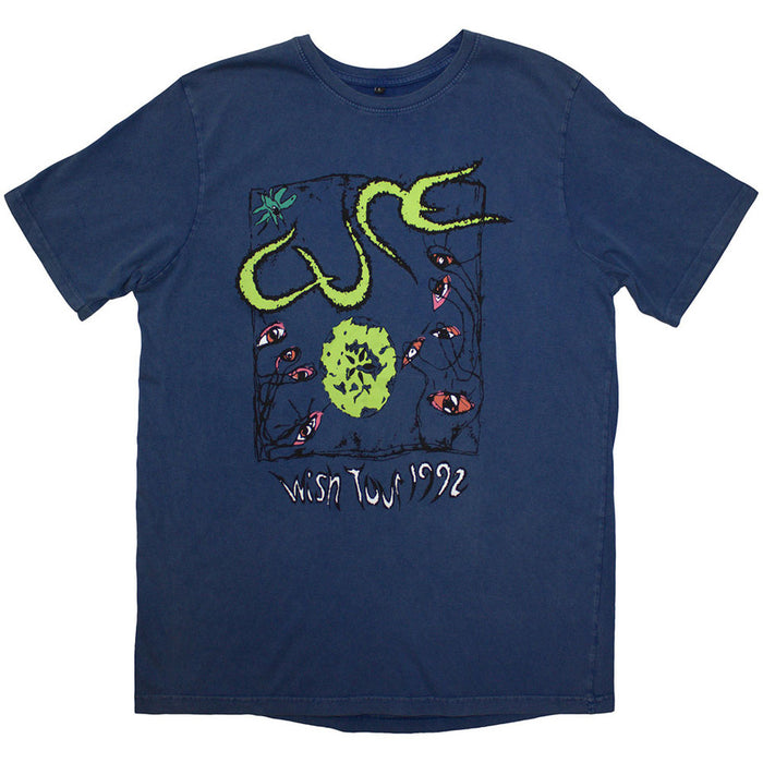 The Cure Wish Tour '92 Stone Wash Denim Blue X-Large T-Shirt