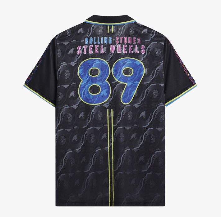 Rolling Stones Steels Wheel Football Jersey Small T-Shirt