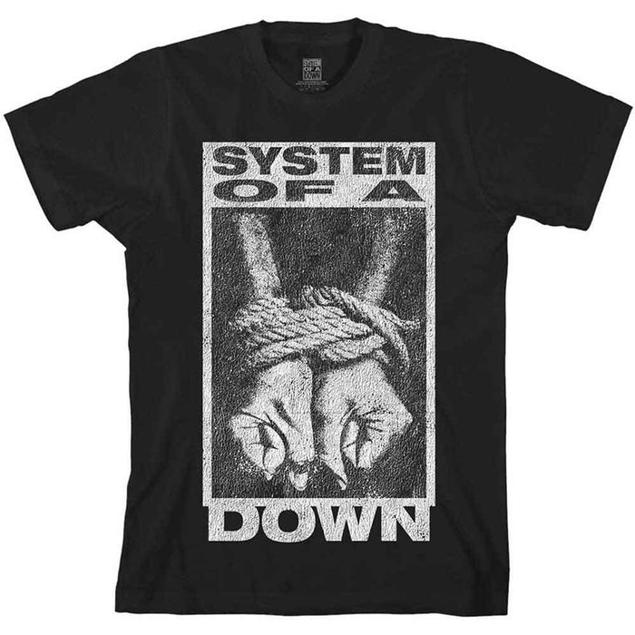 System Of A Down Ensnared Black Small T-Shirt