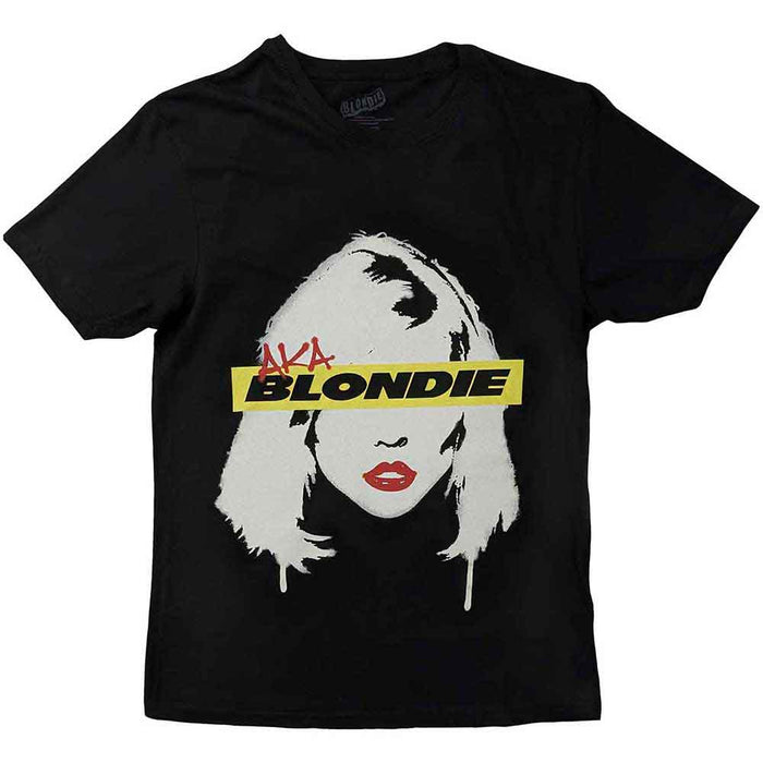 Blondie AKA Eyestrip Black Medium T-Shirt