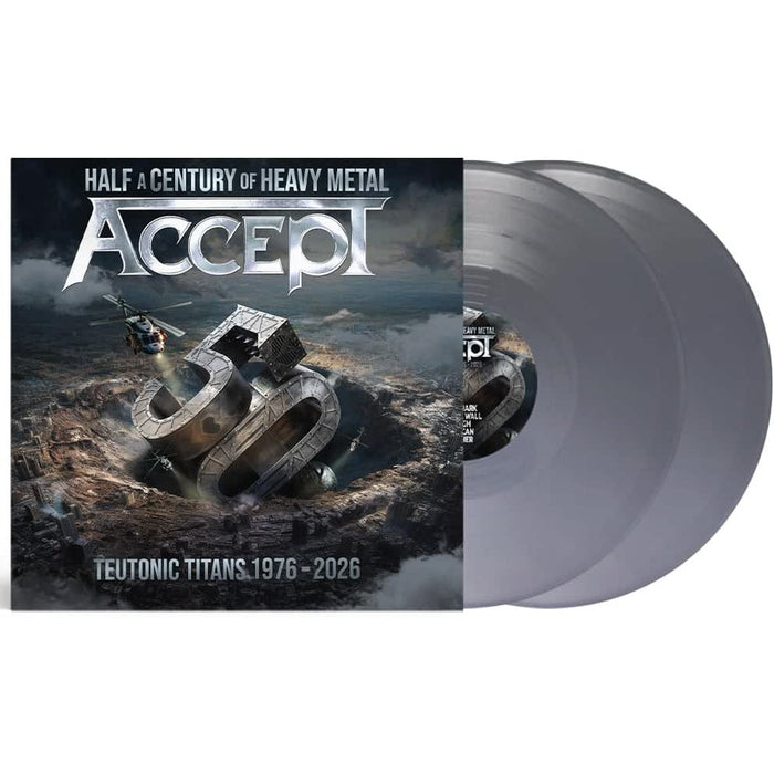 Accept Teutonic Titans 1976-2026 Vinyl LP Silver Colour 2026
