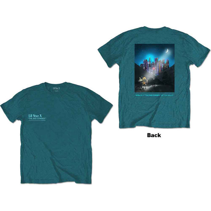 Lil Nas X Album Turquoise Blue XX-Large T-Shirt