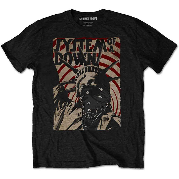 System Of A Down Liberty Black XX-Large T-Shirt