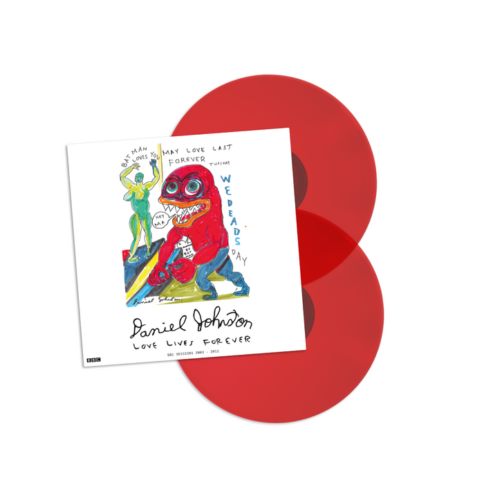 Daniel Johnston Love Lives Forever (BBC Sessions 2003-2011) Vinyl LP Red Transparent Colour 2025