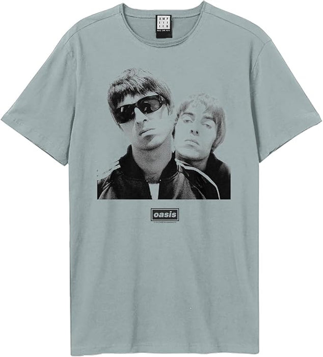 Oasis Noel & Liam Vintage Blue Medium T-Shirt