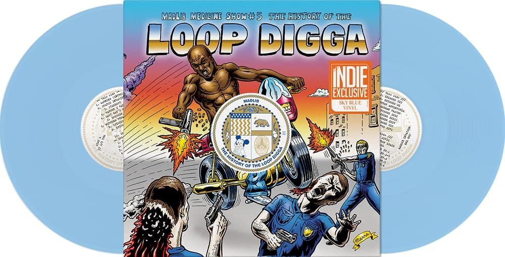 Madlib Medicine Show No. 5 History Of The Loop Digga, 1990–2000 Vinyl LP Indies Sky Blue Colour 2022