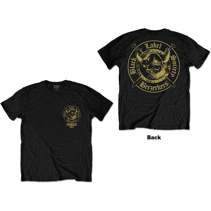 Black Label Society Berzerkers Black X-Large T-Shirt