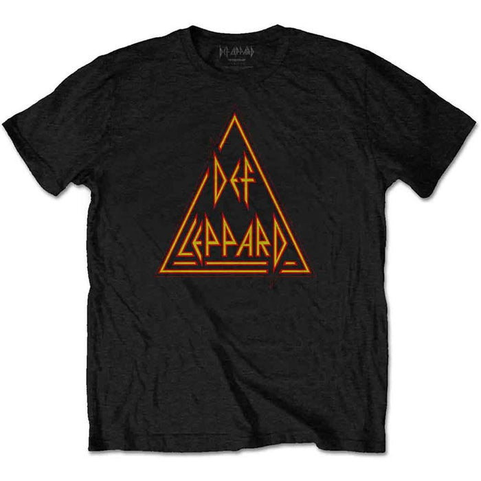 Def Leppard Classic Triangle Black X-Large T-Shirt