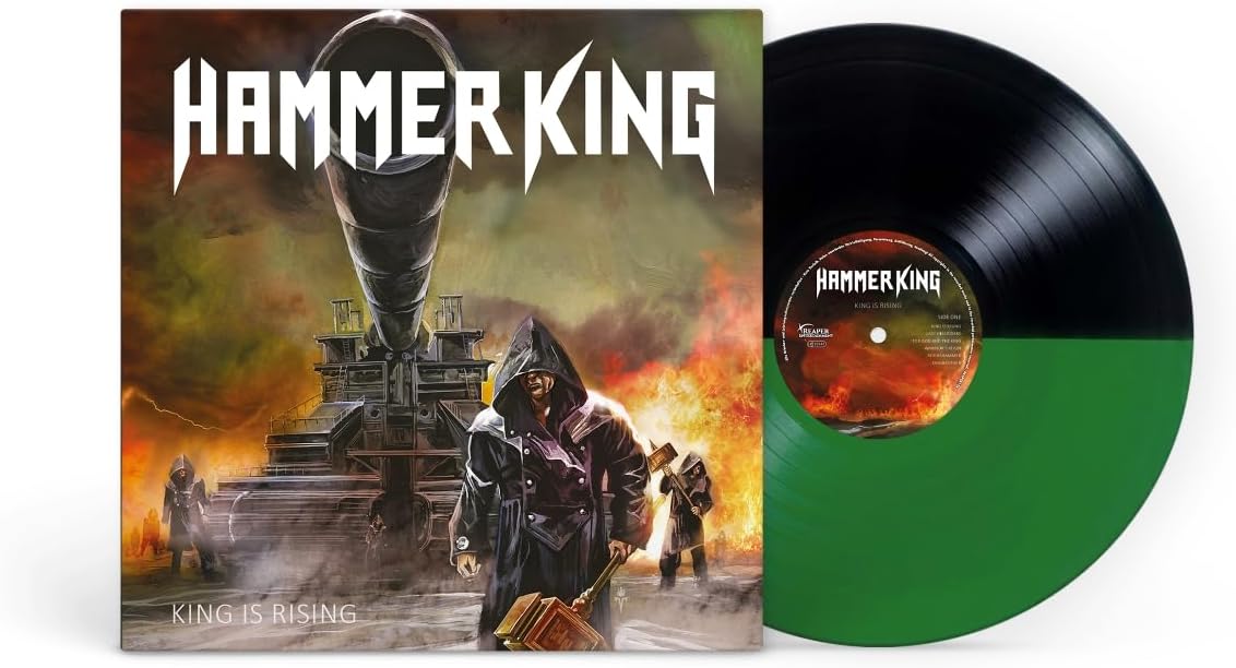 Hammer King King Is Rising Vinyl LP Split Black / Green Colour 2026
