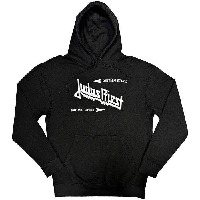 Judas Priest British Steel Logo Black Medium Hoodie