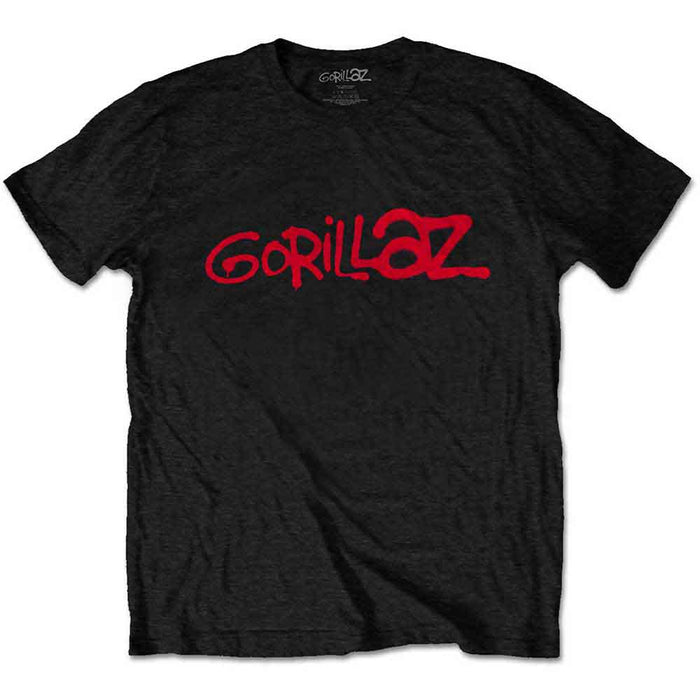 Gorillaz Logo Black Small T-Shirt