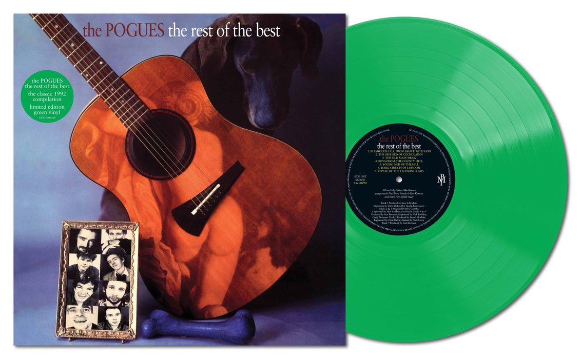The Pogues The Rest Of The Best Vinyl LP Green Colour 2025
