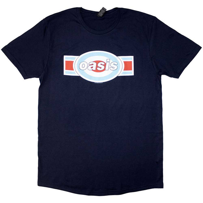 Oasis Oblong Target Navy Blue Medium T-Shirt