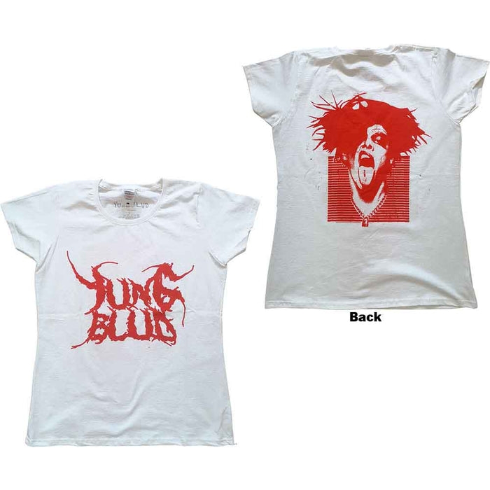Yungblud Deadhappy White Ladies X-Small T-Shirt