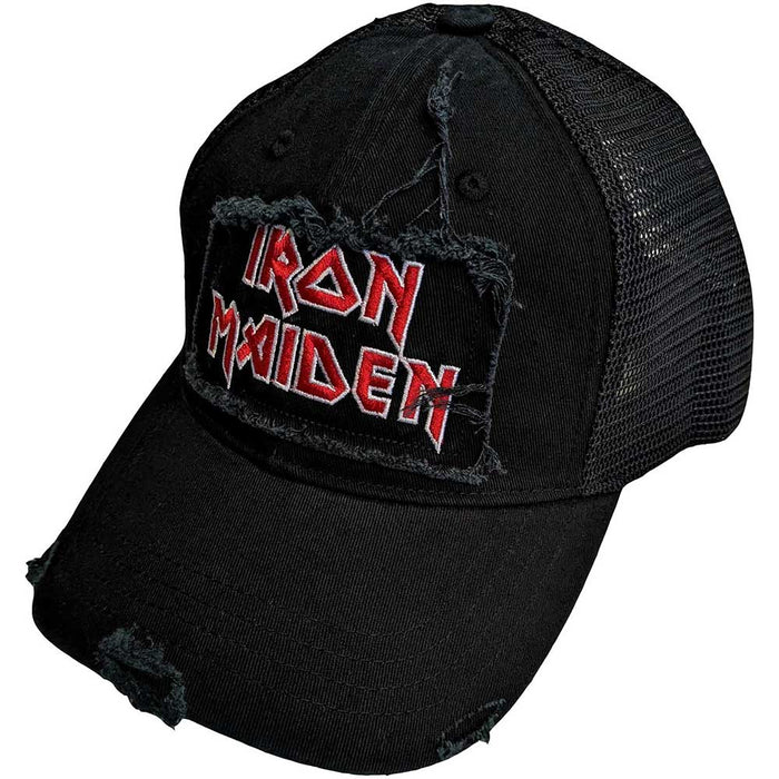 Iron Maiden Black Mesh Baseball Cap Hat