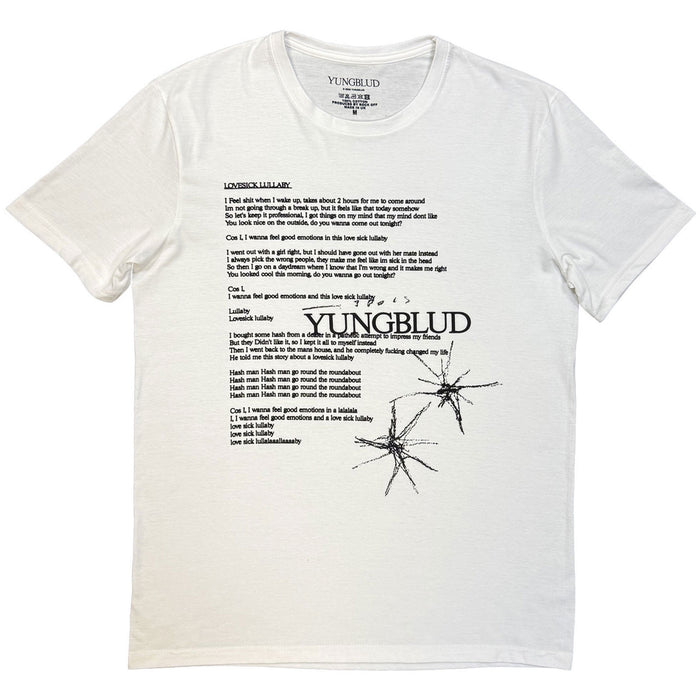 Yungblud Lovesick Lullaby White Large T-Shirt
