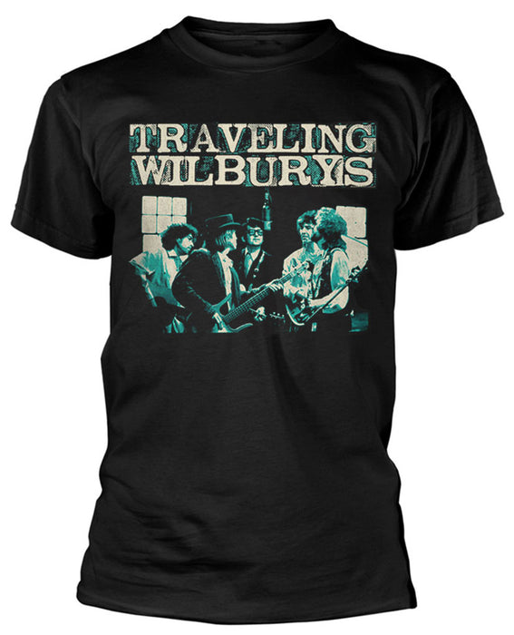 The Traveling Wilburys Performing Black Large T-Shirt