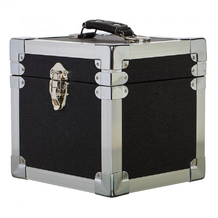 Steepletone 7" Vinyl Record Storage Carry Case Black Colour