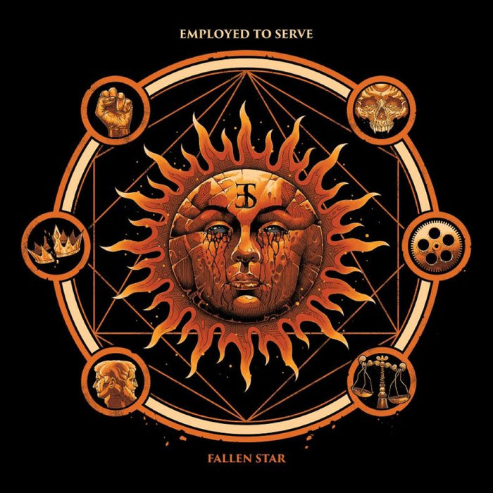 Employed To Serve Fallen Star Vinyl LP Orange Base w/Black Splatter Colour 2025