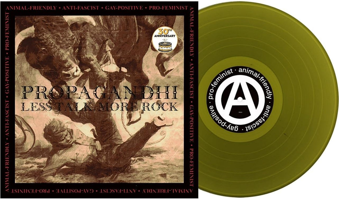 Propagandhi Less Talk, More Rock Vinyl LP Olive Green Colour Due Out 02/10/26