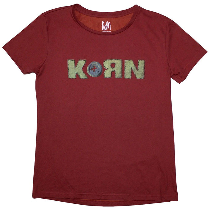 Korn Doll Issues Red Ladies Small T-Shirt